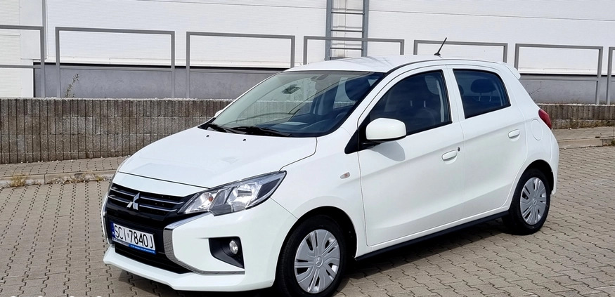 Mitsubishi Space Star cena 42900 przebieg: 9540, rok produkcji 2021 z Cieszyn małe 79